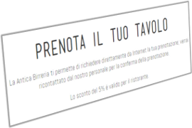 prenota il tavolo